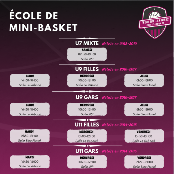 Ecole mini-basket